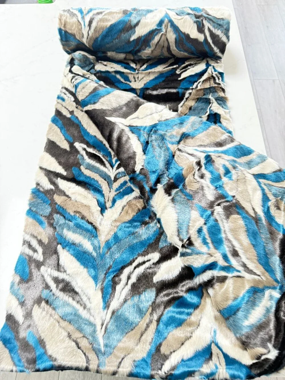 West Elm Modern Faux Fur Throw